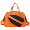 Baoblaze Borsa Sportiva a Tracolla Borsa Racket Borsa da Viaggio Borsa Duffel Organizzatore Rivestimento Similpelle Struttura Rettangolare Chiusura con, Arancione, Arancione, 46 20 33