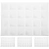 SHINEOFI Pacchi Ghiaccio 4 Pezzi Flessibili con Assorbimento Automatico per Trasporto Refrigerato di Prodotti Deperibili e Logistica del Freddo