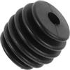 YARNOW Arresta Corda Arco, Bow String Dampener, Gomma Nera, Assorbimento Urti e Stabilità, per Arco, Tiro L'Arco