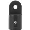Housoutil Slitta Tubo Cappuccio di Fissaggio per Barca, Eye End cap, Nylon, Nero, Facile Installazione, Salvaspazio, per Canoe e attività Marine