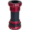 Generic Movimento Centrale Filettato Movimento Centrale Assale 24 Mm Cuscinetti Sigillati Struttura Cava Componenti in Lega E Acciaio Scorrimento Regolare E, Rosso