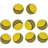 NexRen Palline da golf in schiuma EVA, 10 pezzi, morbide, per uso interno (giallo)