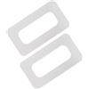 PACKOVE 2 Pezzi Paddleboard Fin Base Sticker in PVC, Protezione Idrodinamica, per Tavola da Paddle Gonfiabile SUP, DIY e Sport Acquatici