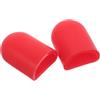 Mikikit Copri Leva Freno Bici in Silicone Rosso, Protezione Manubrio e Leve Freno, Antiusura, Facile da Installare, per DIY