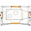 Harilla Soccer Training Net Rete Allenamento Calcio Bersaglio con Sezioni Rinforzate in Alto E in Basso Tessuto Oxford Poliestere Montaggio Rapido con Adatta, 5 2M