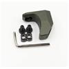 AWETHE Tactical Front Handstop Avanti Hand Stop Barricata Resto con Guida Guida Foregrip Compatibile con MLOK Paramani Rail Mount System (verde)