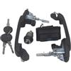Generic Kit Completo di Maniglie cromate per Porte interruttori di accensione e Serrature per portellone Posteriore per Golf Mk3 1H0898081S. Installazione