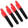 Healvian 4 Pezzi Penna per Segnalazione Palline da Golf, Penna per Disegno Palline da Golf, ABS e Ferro, Clip Triangolare e Gancio in Ferro, Allineamento Preciso per Pratica Casuale e