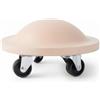 Generic Ruota Addominale Ruota Allenamento Core Roller Attrezzo Addominali in Legno Massello Cupola Ergonomica con Rotelle Piroettanti Silenziose per Esercizi