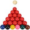 Ycauty Set di 22 Palline da Biliardo in Resina, Dimensioni Standard da 52,2 Mm, con Polvere di Gesso di Calce