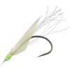 TOYANDONA 2 Corde Fishhook Lenza Monofilamento Luminosa 2 Stringhe con Pelle di Pesce, Nylon, per Pesca in Mare Salata e Notturna