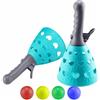 Zxpjkyu Gioco Lancia-proiettili per Bambini Lancia a Tazza con Manico Ergonomico Grilletto E Palline in Plastica per Presa Stabile E Giochi di Adatto a Giochi, color to 2