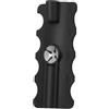 Alasum Strumento Nero di Riparazione per Punta Cue Tip Shaper in Ferro e Plastica 5 in 1 Semplice e Portatile della Stecca da Biliardo per Pool Cue per Giocatori e Principianti