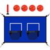Générique Basket Outdoor Cestino Pallacanestro Portatile per Trampolino