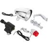 OHPHCALL Kit Luci per Bicicletta Lampada Anteriore e Posteriore in Plastica Generatore 6v 3w Senza Batterie Accessori Mola e Clip in Ferro per Ciclismo Notturno