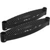 CRAFTHROU 2 Pezzi Pedali per Scaletta per Trampo, Gradini per Trampo in Plastica Nero, Antiscivolo, per Loft Bed e RV Bed,