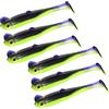 Limtula 6 6 cm 1, 3 g Esche da Nuoto per Acqua Acqua salata Esche da Pesca morbide Paddle Tail swimbaits Esche Artificiali Pesca in PVC Resistente Strappo