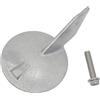 BUDZAVHIC Anodo di Zinco Trim Tab Skeg con Vite 6J9-45371-00 per Motore fuoribordo Ymh 115HP 150HP 175HP 200HP 6J9-45371-01 6K1-45371-02