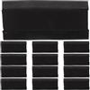 VALICLUD 20 Pezzi Protezione Catena Bici Chainstay Protector in Neoprene Nero, Chiusura a Strappo, Rimozione Rapida, Anti-graffio per Telaio Bici, per Ciclismo e Uscite Outdoor