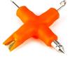 Limtula Estrattore per lenza da pesca a rilascio rapido Attrezzatura per spelafili 4 in 1 Trecce rivestite Estrattori per impianti perforazione Accessori per la pesca Accessori per annodatori portatili