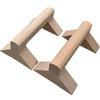 Generic Supporti per Flessioni Portatili Barre Push Up Maniglie Parallettes Attrezzo Legno di Faggio con Presa Cilindrica Che Riduce lo Stress Ai Polsi E Base