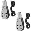 OKUMEYR Kit Carrello di Ancoraggio con Pulegge Inox per Kayak e Canoa