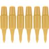 SHERCHPRY 6 Pezzi Tee da Golf in Plastica Golf Tee Oro Infrangibile e Resistente alle Intemperie per Uomini e Donne