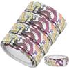 PLAFOPE 5 Pezzi Nastro Grip per Racchetta in Pu Porpora, Nastro Grip Racchetta da Tennis e Badminton, Antiscivolo e Assorbente, Portatile, per Allenamento Tennis e Badminton