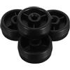 KJHBV Rullo Nera 4 in Fitness Plastica Pezzi Attrezzature