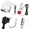 Cpolebev Luce della Bici Bicicletta Motorizzata Bici Frizione Dinamo Generatore Posteriore 6V 3W Accessori per Bici