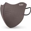 Luwecf Maschera Invernale per Ciclismo Antipolvere, per Sport all'Aria Aperta con Protezione Solare UPF 50+, per Inverno, Marrone caffè
