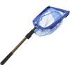 TOMETURE Raccoglitore di Palline da Ping Pong, Raccoglitore di Palline da Tennis da Tavolo Manico Telescopico, Lega di Alluminio e Nylon, Blu, per Outdoor e Playgrounds