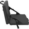 Hamwesh Cuscino Stadio, Imbottitura Extra Spessa Portatile Ultraleggera Sedili Stadio con Supporto per la Schiena, Sedili Tribuna con Schienale per Kayak Pesca Sportiva Concerti Campeggio (Black)