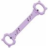 Fzaqwen Women Training Band Banda Allenamento Donna Fascia Resistenza Manico Antiscivolo Silicone TPE Tensione Uniforme Correzione Postura Comfort Quotidiano, Viola Chiaro