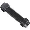 Outanaya Connettore per Paddle in Plastico Nero Tubo e Tappi Filettati, Diametro 28mm in Alluminio, Resistente alla Ruggine, per Kayak e attività Nautiche