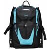 LOVIVER Zaino Pattini Linea Borsa Pattinaggio Pattini Ruote Porta Pattini Struttura Imbottita Tasche Rete Protezione Urti Adulti Ragazzi Adatto, Array, Blu, Piccolo 28-37 3 110/4 100