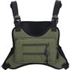 Genérico Zaino pettorale da uomo, impermeabile, borsa gilet con capacità | Zaino gilet leggero da uomo, per moto, sport all'aria aperta, telefono, allenamento, escursionismo, ciclismo