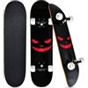 Gingili Life Skateboard per principianti, bambini, ragazzi e adulti, 79 x 20 cm, 7 strati di acero, doppio calcio concavo, affascinante, fresco, solido e durevole
