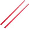 GRIRIW 2 Rotoli Nastro Grip per Racchetta da Tennis Antiscivolo, Overgrip Tennis 1,1m, Pu Rosso, Doppio Rivestimento Assorbente Sudore, per Impugnatura Racchetta da Badminton, Manico