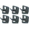 Gadpiparty Accessori per Arco ricurvo Mano Destra 6 Supporti poggiafreccia in ABS Nero per Protezione e precisione nel tiro