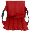 TISHITA Kayak Back Support Schienale Kayak Sedile Cuscino Imbottitura Schienale Regolabile Imbottitura Antiscivolo con Base Antiscivolo Stabilità Seduta, Rosso