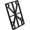 GALPADA Rialzi per Skateboard Skateboard Risers Cuscinetti Ammortizzatori in Plastica Nera Stabilità e Riduzione Vibrazioni e Surfboard