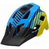 AsrMyjcx Casco da Bici da Adulto Casco Strada Casco Casco Ciclismo Casco Bicicletta con Struttura Unica PC Ventilazione Efficace E Visiera Estesa Anti, Azzurro, Nero, Giallo
