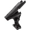 Fzaqwen Portacanna da Pesca Supporto Barra Piastra di Base Piatta in PVC Installazione a Vite Rapida Struttura Compatta Antioscillazione per Kayak Barca Canoa