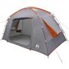 KPOUTRFG Tenda per cappelli, 300 x 210 x 156 cm, in poliestere, grigio e arancione