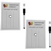 SECFOU 2 Set Tracker di Rotazione per Pallavolo in Pvc, Carta e Plastico con Marcatore Cancellabile, per Allenamento e Gestione Partita, per Allenatori e Ufficiali