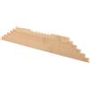 DIYEAH Tavola Avvolgimento Lenza da Pesca, Piastra per Lenza 35-60cm in Legno e bambù, Colore Khaki, per Principianti e Pescatori Esperti
