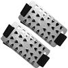 Ipetboom Ramponi Antiscivolo per Scarpe, Gripper Spikes per Scarpe, Acciaio Inox, Pieghevoli, Nero, per Camminare e Campeggio, e Donne