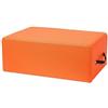 Qianly Pilates Box Attrezzatura per Allenamento Seduta Piattaforma Core Supporto Imbottito in Pelle per Comfort E Stabilità Adatta per Esercizi a Casa , Arancione