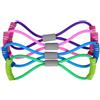 GALPADA Banda di Resistenza Porpora in Lattice Elastico e Portatile per Allenamento Fitness Pilates e Riabilitazione Fascia Elastica per Esercizi Gambe